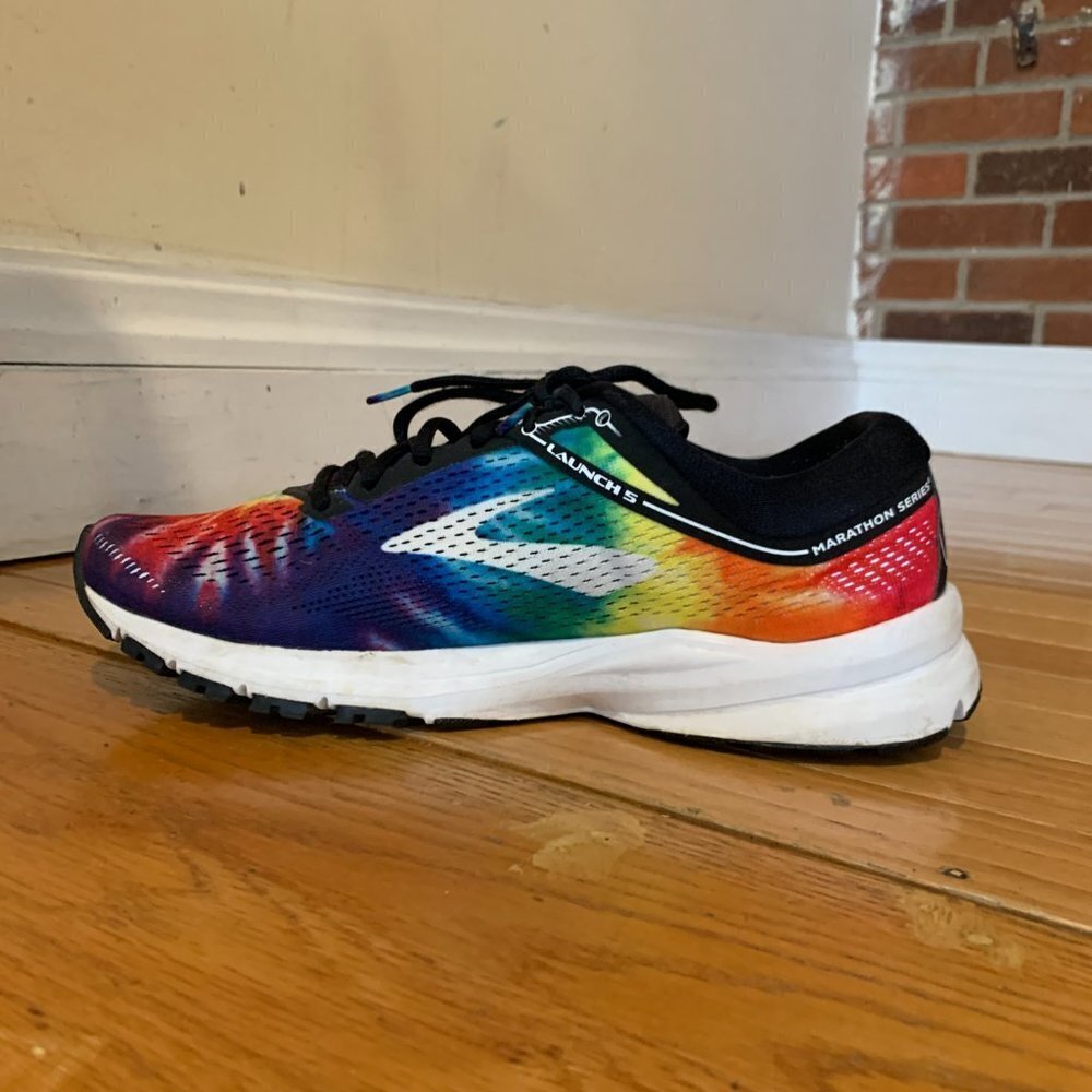 Brooks Launch 5 Sneakers Tie Dye Rock & Roll Marathon Series Athl… - Picture 7 of 13